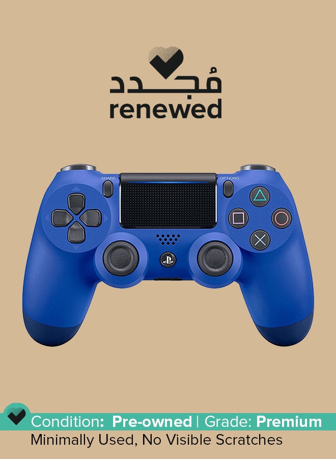 Sony Renewed - DualShock 4 Wireless Controller For PlayStation 4 - Blue - Image 1