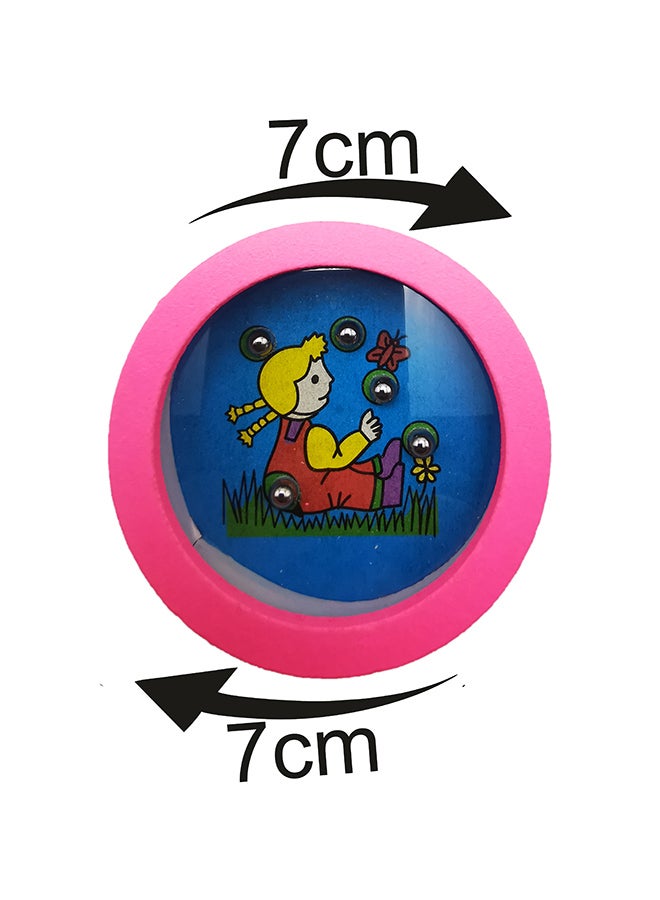 asmat Round Shape Wooden Balance Maze Ball 7cm