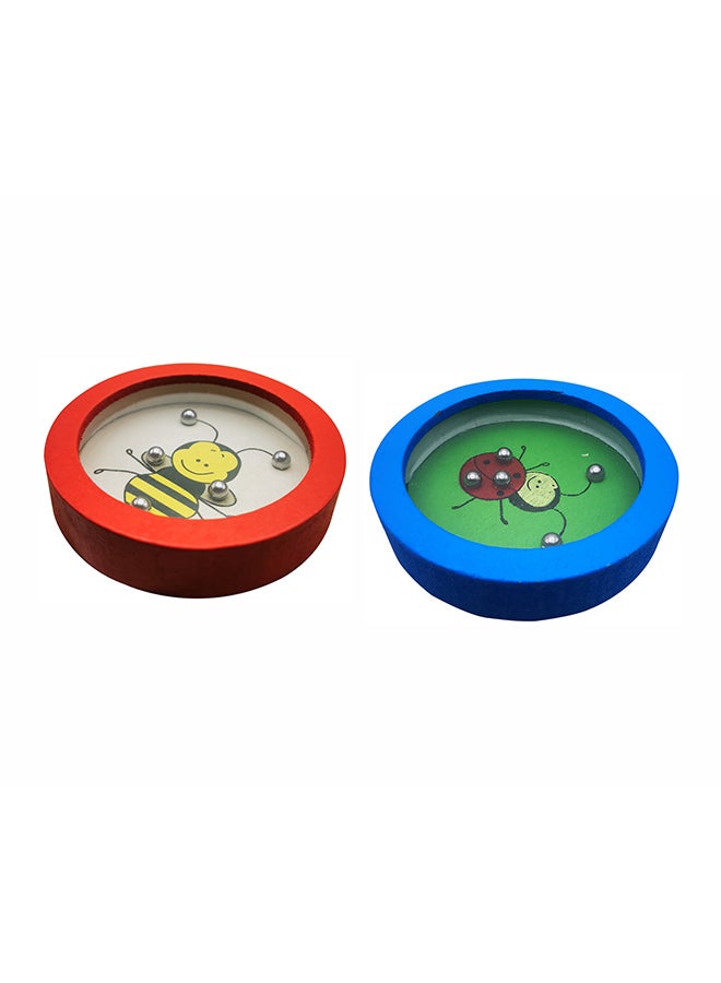 Cartoon Wooden Round Balls Balance Maze Toy 7 X 7cm - v1605781991/N41994480A_1