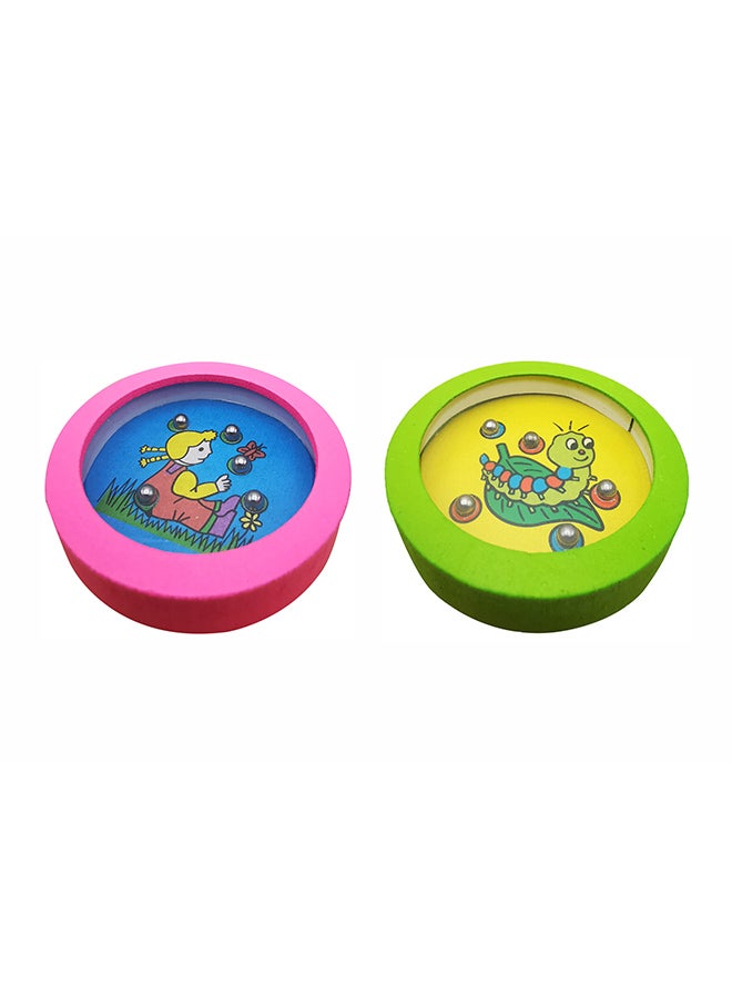 Wooden Maze Ball Balancing Toys For Kids Early Development 7 X 7cm