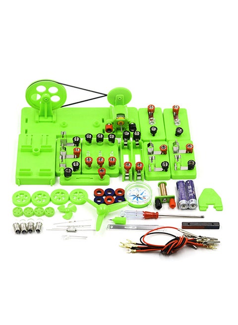 Student Physics Lab Electricity Circuit Magnetism Experiment Kit Learning Supply 20 x 10 x 20cm