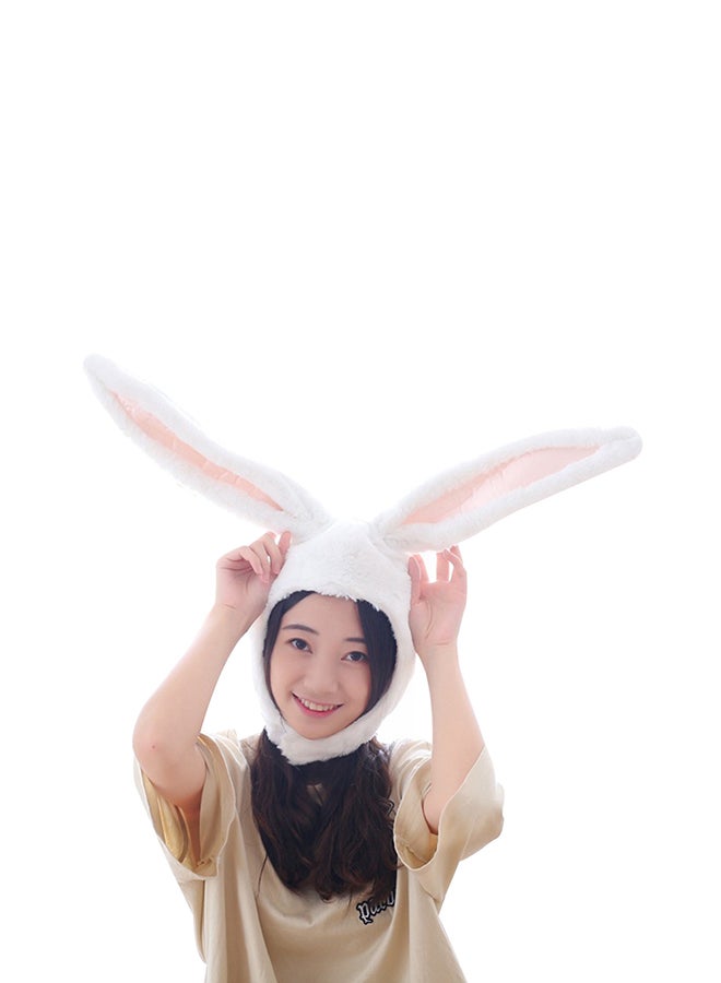Cute Plush Earflap Head Warmer Photo Supplies Bunny Hat 20 x 10 x 20cm