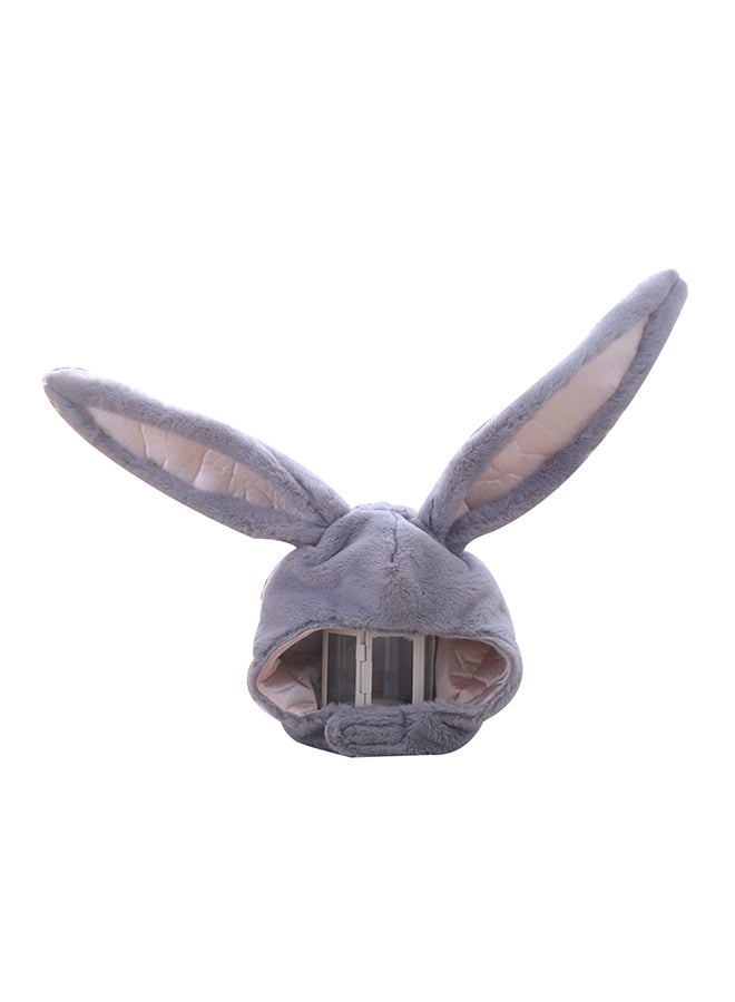 Cute Girls Plush Rabbit Bunny Ears Hat Earflap Cap Head Warmer Photo Supplies 20 x 10 x 20cm