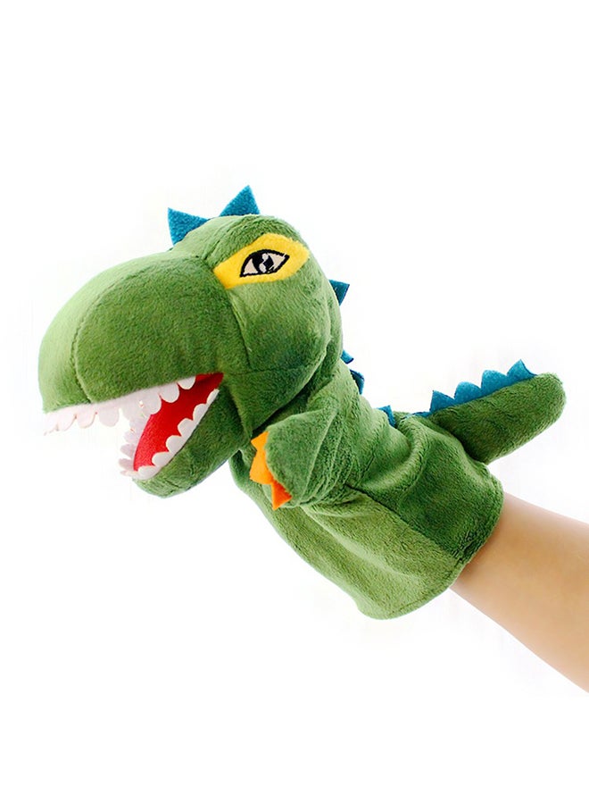 Cartoon Dinosaur Plush Soft Hand Puppet Kids Toddler Pretend Playing Toy Gift 20 x 10 x 20cm 