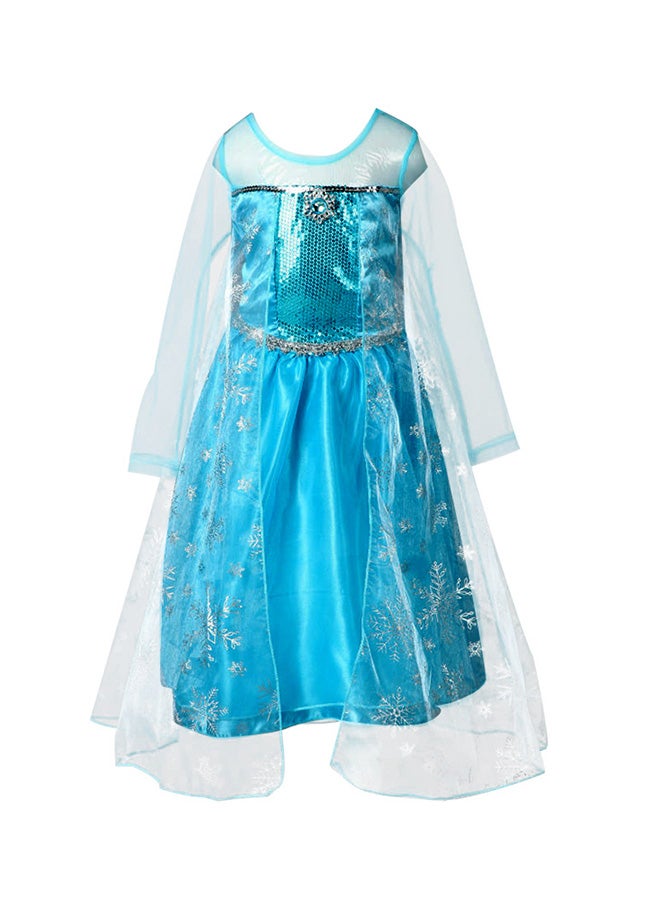 BG Cosplay Children's Princess Dress Blue 