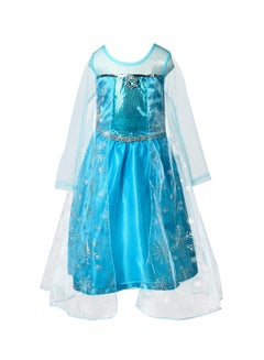BG Cosplay Children's Princess Dress Blue 