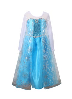 BG Cosplay Children's Princess Dress Blue 