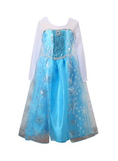 BG Cosplay Children's Princess Dress Blue 