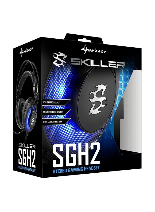 Sharkoon - Skiller SGH2 Over Ear Gaming Headset with MicFor PS4/PS5/XOne/XSeries/NSwitch/PC - Image 1