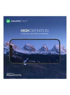 AMAZINGthing Tempered Glass Screen Protector For iPhone 12/12 Pro Clear  - Image 2