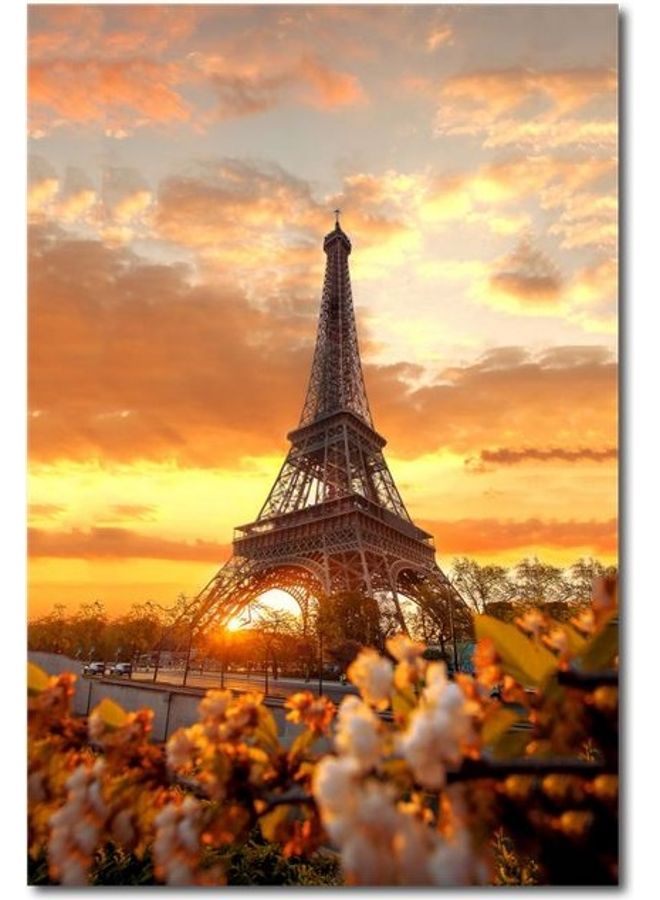 Fast Print Landscape & Nature Design Framed Vinyl Tableau Multicolor 40x90cm 