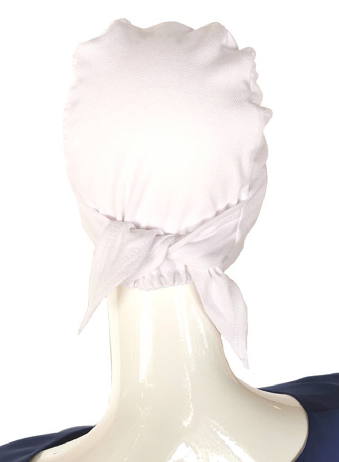 Sana'a Kayum Head Cap And Reusable Face Mask Set White Small  - Image 3