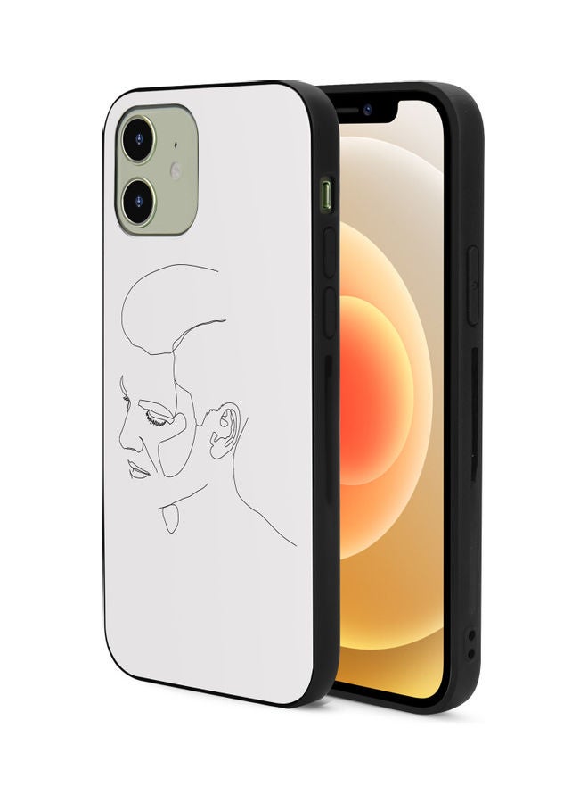 Okteq Protective Case Cover For Apple iPhone 12 Male Face 2 Multicolor - Image 1