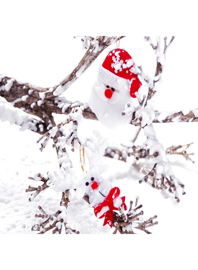 جينو قطعتا زخرفة لديكور أبيض/أحمر/أسود 15x17x1.5سم - Image 3