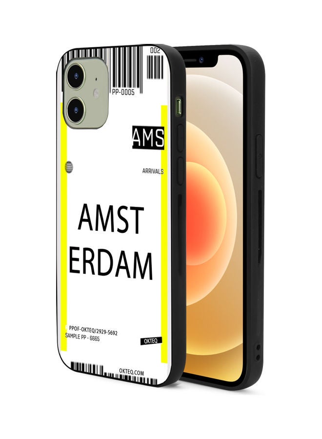 Okteq - Protective Snap Case Cover For Apple iPhone 12 Amsterdam Airport - Image 1