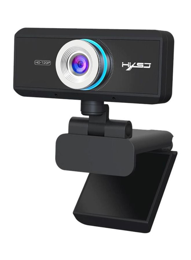 HXSJ HD Webcam With Mic Black  - Image 1