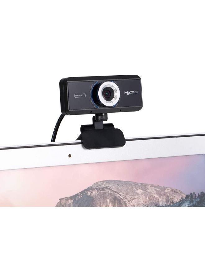 HXSJ HD Webcam With Mic Black  - Image 4