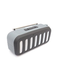 GEEPAS Rechargeable Bluetooth Speaker Grey  - Image 4