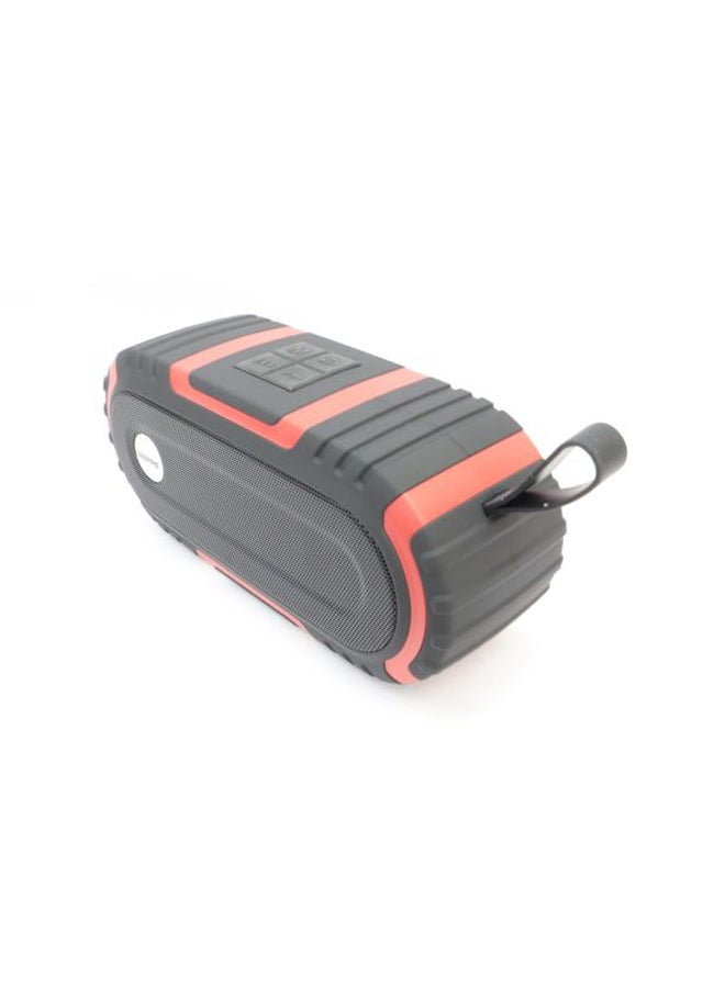 GEEPAS Waterproof Bluetooth Speaker Black/Red  - Image 3