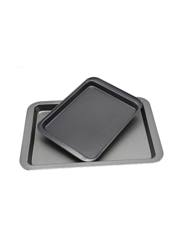Stainless Steel Baking Tray Set Black - Image 1