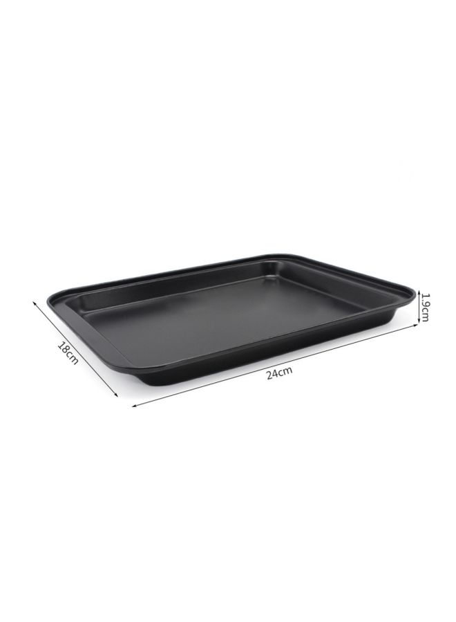 Stainless Steel Baking Tray Set Black - Image 5
