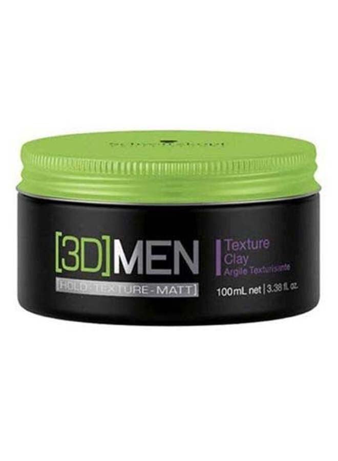Schwarzkopf Professional - 3D MEN Texture Clay Strong Hold 100ml - Image 1