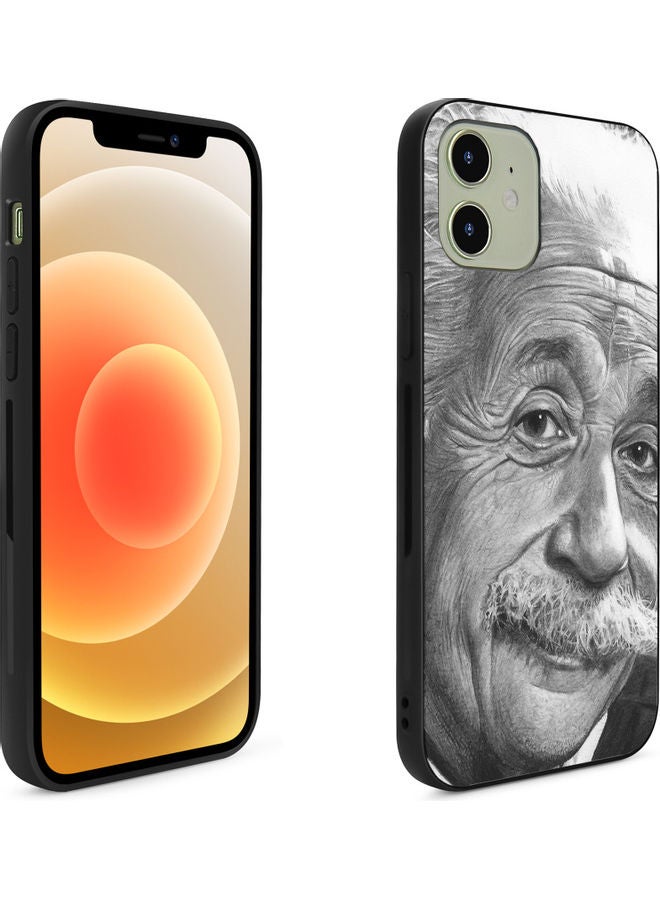 Okteq - Protective Snap Case Cover For Apple iPhone 12 Albert Einstein - Image 1