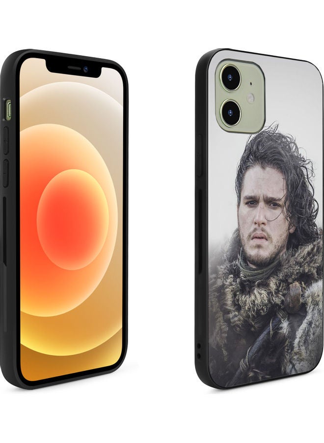 Okteq - Protective Snap Case Cover For Apple iPhone 12 Jon Snow White - Image 1