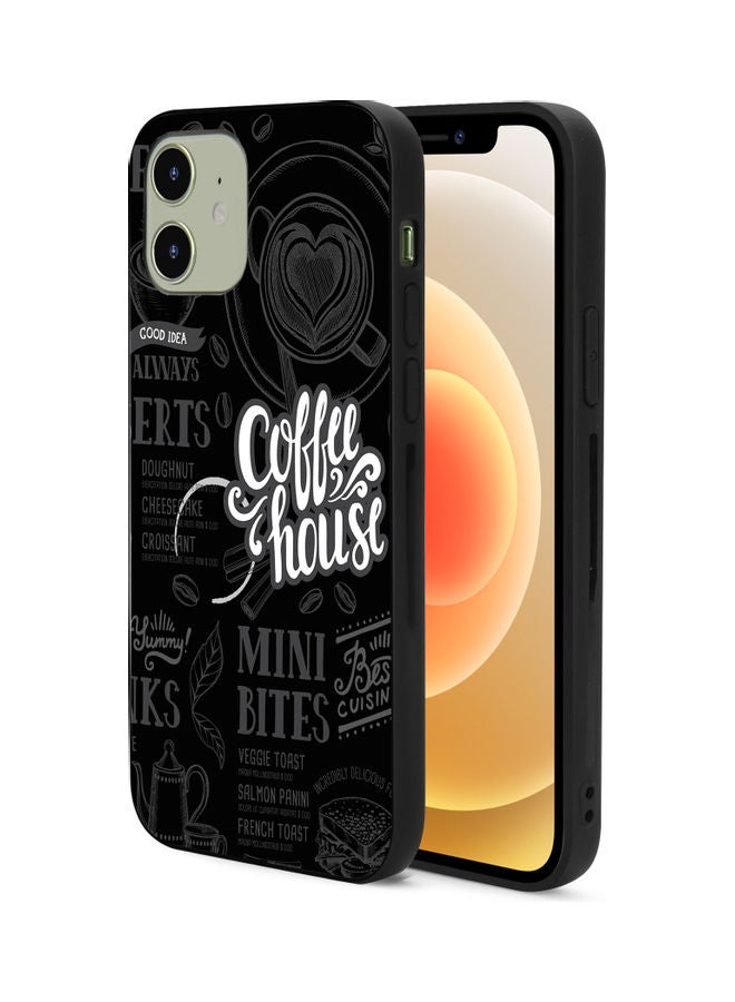 Okteq Protective Case Cover For Apple iPhone 12 Coffee House - Image 1