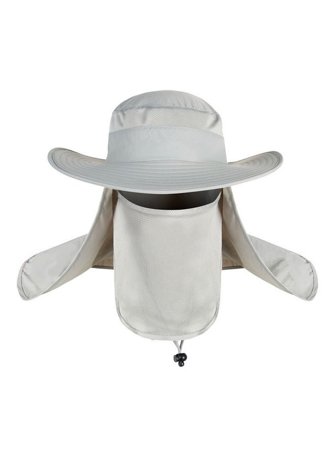 Generic - Summer Outdoor Travel Fishing Fisherman Neck Face UV Sun Protection Flap Cap Hat 20 x 10 x 20cm - Image 1