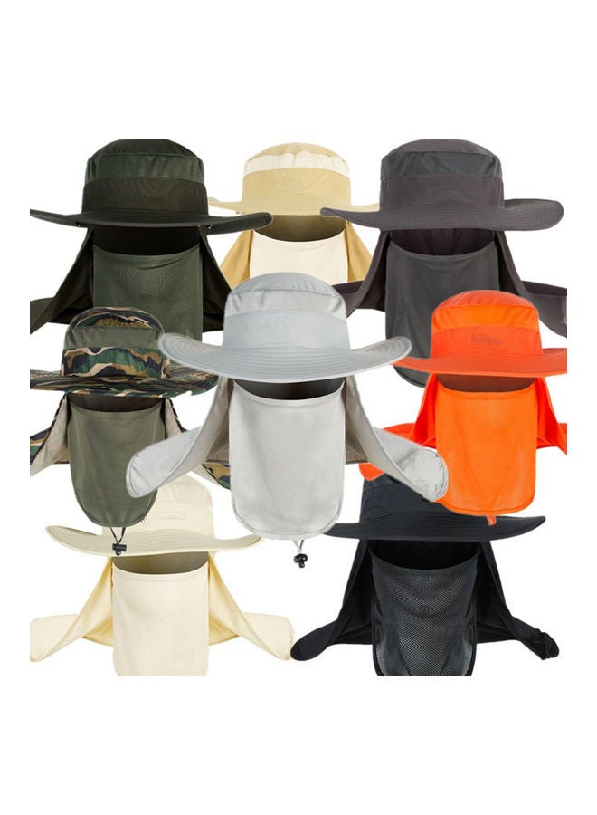 Generic - Summer Outdoor Travel Fishing Fisherman Neck Face UV Sun Protection Flap Cap Hat 20 x 10 x 20cm - Image 1