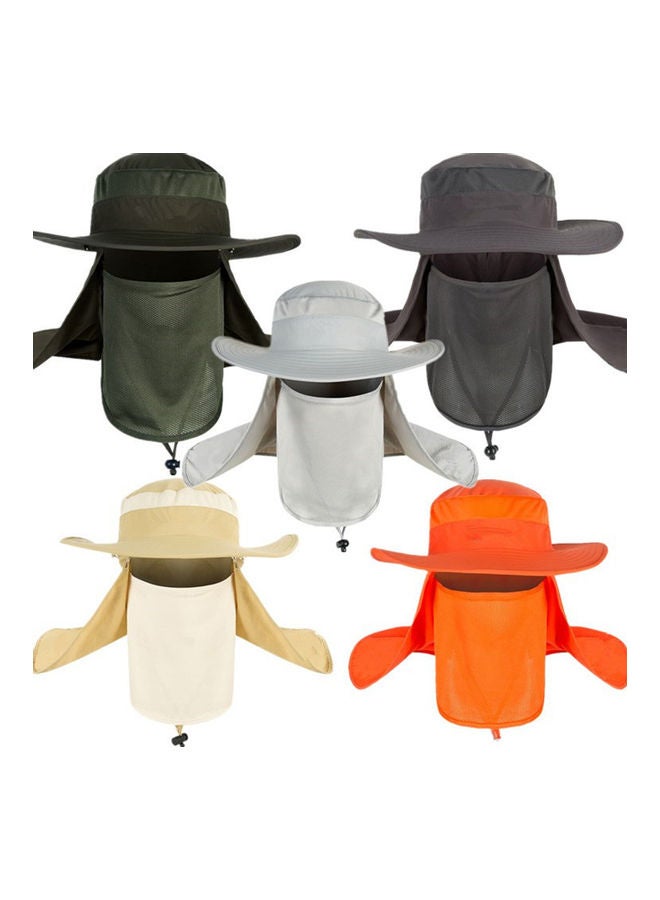 Generic - Summer Outdoor Travel Fishing Fisherman Neck Face UV Sun Protection Flap Cap Hat 20 x 10 x 20cm - Image 1