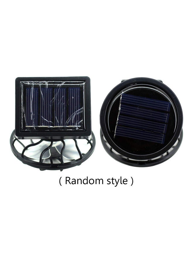 Generic Summer Portable Mini Solar Power Cooling Fan Air Cooler For Traveling Fishing 20 x 10 x 20cm  - Image 2
