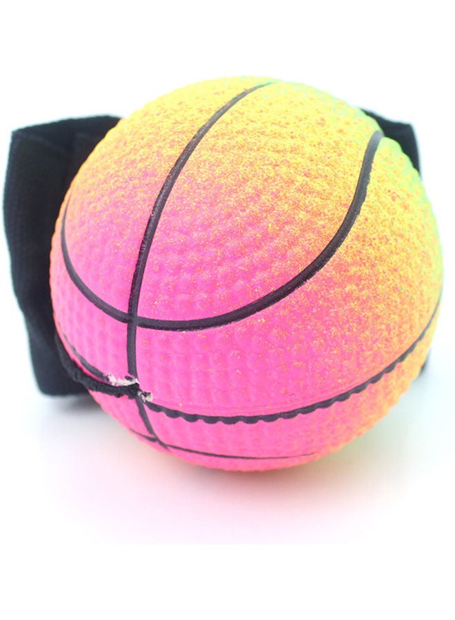 Bouncy Wrist Band Ball - Basketball Shape 6cm - Image 1