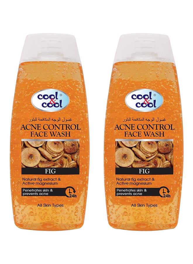 Cool & Cool - Acne Control Fig Face Wash 200ml x 2 - Image 1