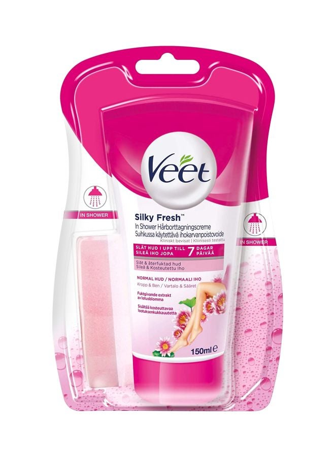 Veet In Shower Hair Removal Cream White 150ml - Image 1