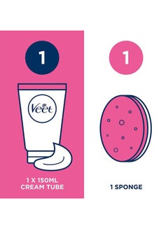 Veet In Shower Hair Removal Cream White 150ml  - Image 2
