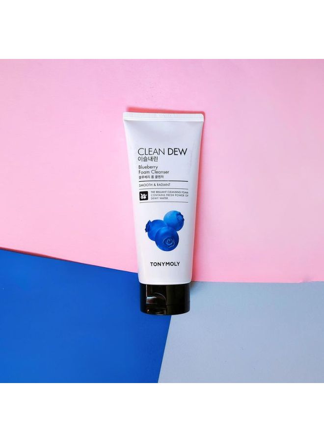 TONYMOLY Clean Dew Blueberry Foam Cleanser 180ml - Image 3