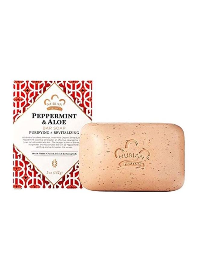 Peppermint Aloe Bar Soap