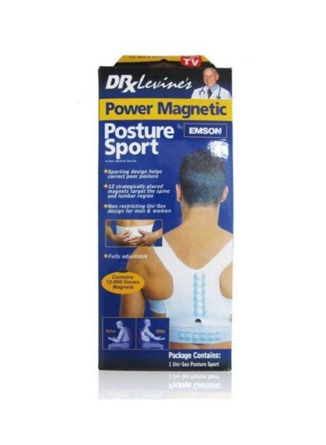 Power Magnetic Posture Support White