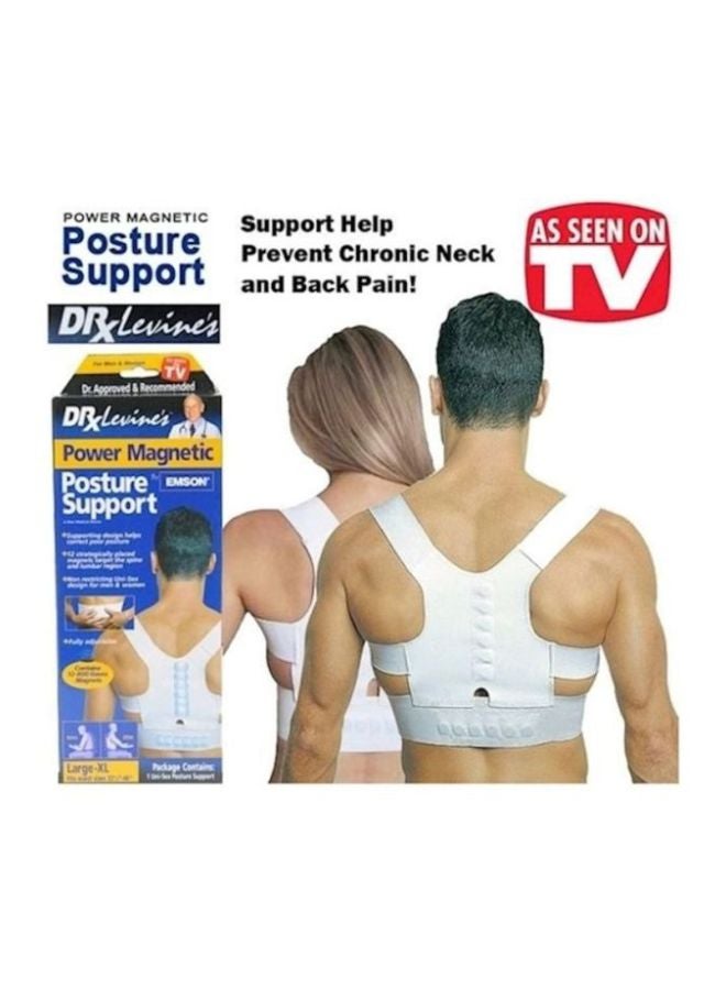 Power Magnetic Posture Support White