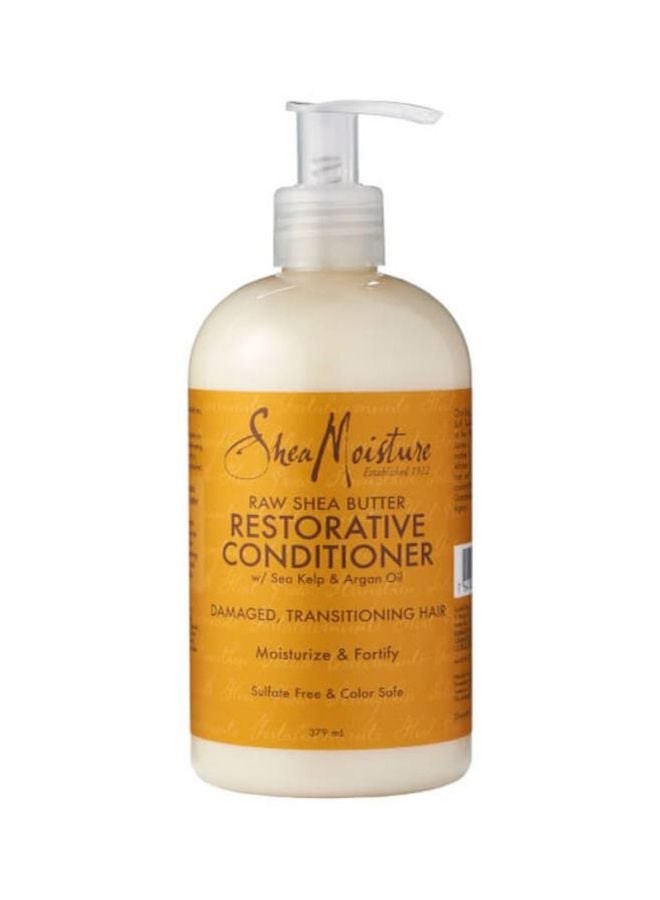 SheaMoisture Raw Butter Restorative Conditioner White/Yellow 384.45ml  - Image 1