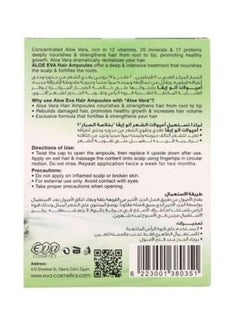 Aloe Eva Hair Ampoules 4x 15ml  - Image 2
