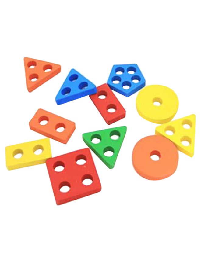 Rectangular Design Shapes Nesting Toy - Image 2