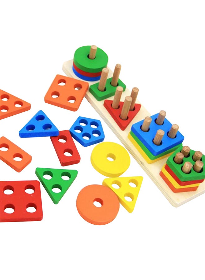 Rectangular Design Shapes Nesting Toy - Image 3