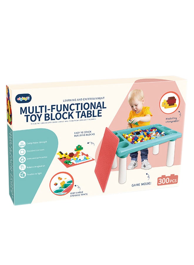 300 Piece Multifunctional Building Blocks Table Set - Image 1