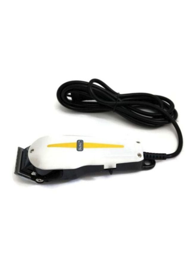 Kemei Electric Hair Removal Trimmer White/Black 720grams - Image 2