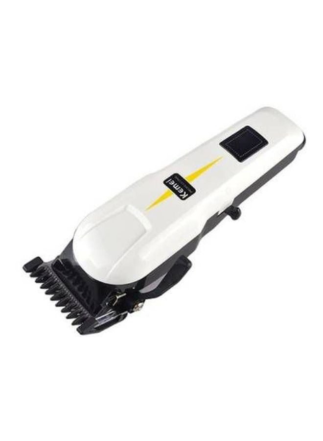 Kemei Electric Hair Removal Trimmer White/Black 720grams - Image 4