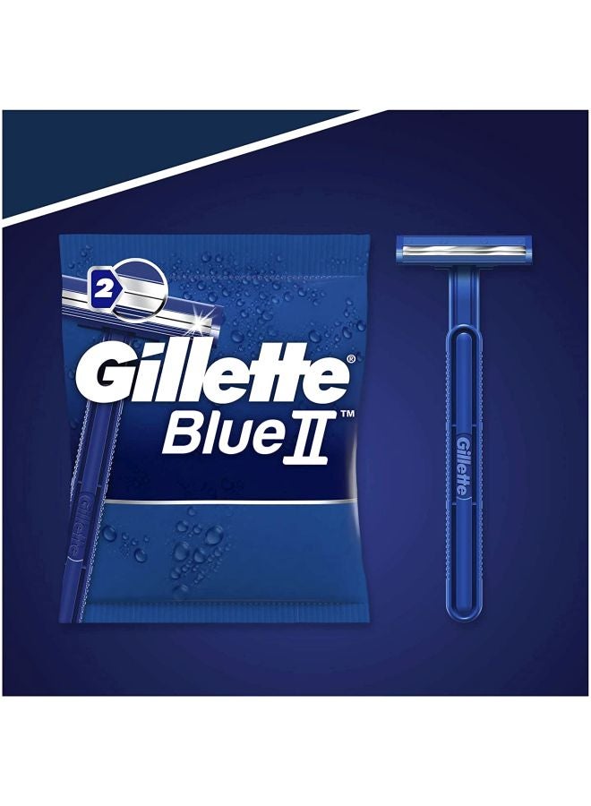 Gillette - 20-Piece II Plus Disposable Razors Set Blue - Image 1