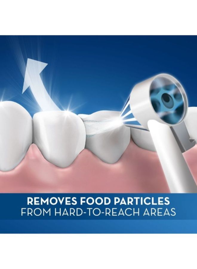 ED 17-4 Replacement Nozzle Tips for Oxyjet; Removes bacteria from hard-to-reach areas & Gum line. White/Blue